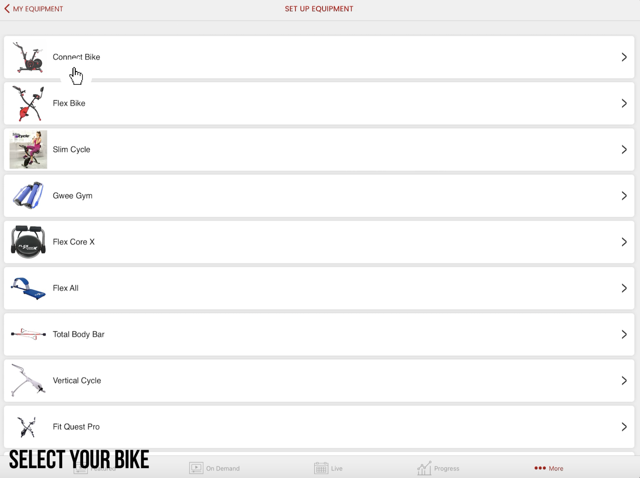 echelon workout app